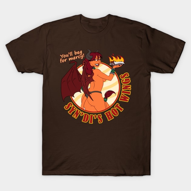 Hot Wings T-Shirt by Necrovert